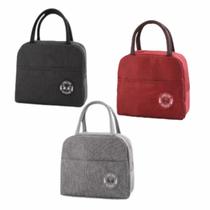 Kit 2 Bolsas Térmicas Oxford Marmita Alimentos Bebidas