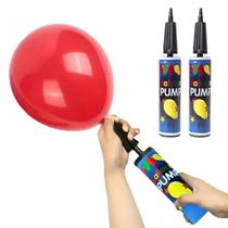 Kit 2 Bombas de Ar Mini Manual Encher Bexiga Balão Infláveis Aniversário Buffet Festa Infantil Evento Decoração Temática Kit 2 Bombas de Ar Mini Manual Encher Bexiga Balão Infláveis Aniversário Buffet Festa Infantil Evento Decoração Temática