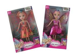 Kit 2 Bonecas Fadinha Princesa Com Asas Lovely Doll Miki Toy