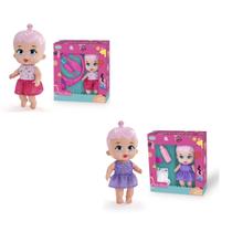 Kit 2 Bonecas Piccolina Pupee com Acessórios Xixi e Dodoi Interativas Infantil Cores Imaginação