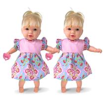 Kit 2 Bonecas Totsy Rosto de Bebê Fala 113 Frases Supertoys Kit 2 Bonecas Totsy Rosto de Bebê Fala 113 Frases Supertoys