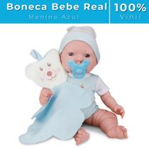 Kit 2 Boneco Bebezinho Real Newborn 34cm Menino Roma