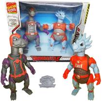 Kit 2 Boneco Dinosauro Dinonautas Show Toys Jex e Spike 37