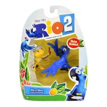 Kit 2 Boneco Rio 2 Blu e Nico 5CM Colecionável Sunny