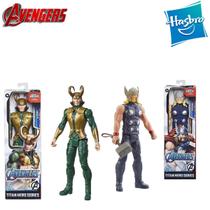 Kit 2 Boneco: Thor vs Loki Marvel Vingadores Avengers Hasbro