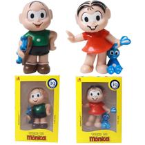 Kit 2 Bonecos 7cm da Turma da Monica (Cebolinhave Monica)