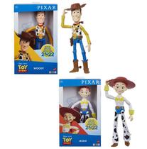 Kit 2 Bonecos Articulados Xerife Woody E Cowgirl Jessie Clássicos - 31Cm - Disney Pixar - Toy Story 30 Anos Mattel