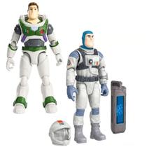 Kit 2 Bonecos de Ação Buzz Lightyear Disney Pixar HHJ78