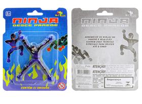 Kit 2 Bonecos Ninja Gruda Desce Parede Sozinho Vidro Brinquedo Pegadinha Decoracao Quarto