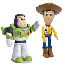 Kit 2 Bonecos Toy Story Buzz Lightyear e Woody Elka
