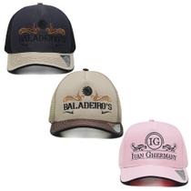 Kit 2 Bonés Baladeiros + 1 Ivan Ghermany Rosa