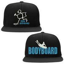 Kit 2 Bonés Bordados - BodyBoard BodyBoarding