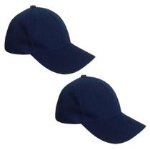 Kit 2 Bonés Chapeu Bombeta Ajustável Liso Aba Curva ul