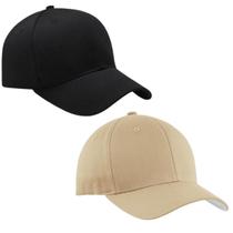 Kit 2 Bonés Lisos Aba Curva Ajustável Unissex Baseball Dad Hat Strapback Kit 2 Bonés Lisos Aba Curva Ajustável Unissex Baseball Dad Hat Strapback
