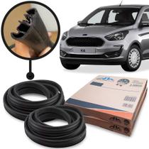 Kit 2 Borracha de Porta New Kar 799715 Ford Ka 2014 a 2021
