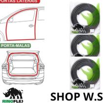 Kit 2 Borracha do porta + 1 do Porta mala do Clio - 78861.29/74607.01 Kit 2 Borracha do porta + 1 do Porta mala do Clio - 78861.29/74607.01