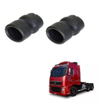 Kit 2 Borracha Tubo Suporte Paralama Volvo Fh 2015 2016 Tração
