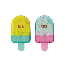 Kit 2 Borrachas C/ Capa Picolé Holic Fofurices Tris