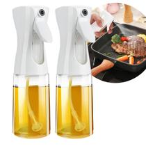 Kit 2 Borrifador de Spray Azeite Culinário Óleo Pulverizador De Vidro