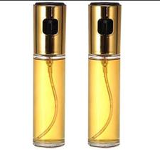 Kit 2 Borrifadores De Azeite/Vinagre Galheteiro De Vidro 100ml (DOURADO)