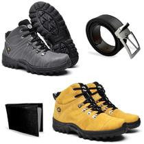 Kit 2 Bota CatSkill Coturno Adventure Masculino + Carteira + Cinto Kit 2 Bota CatSkill Coturno Adventure Masculino + Carteira + Cinto