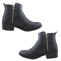 Kit 2 Bota Feminina Low Cab Estilo Country Ajuste em Zíper Kit 2 Bota Feminina Low Cab Estilo Country Ajuste em Zíper