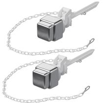Kit 2 Botão Lateral Quadrado Universal Caixa Acoplada Kit 2 Botão Lateral Quadrado Universal Caixa Acoplada