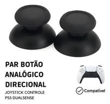 Kit 2 Botão Par Analógico Direcional Controle Joystick Ps5 Kit 2 Botão Par Analógico Direcional Controle Joystick Ps5