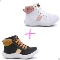 Kit 2 Botas Infantil Feminina Pockey Kids