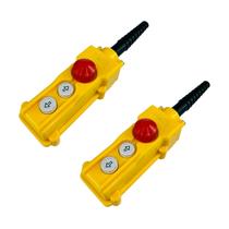 kit 2 Botoeira Pendente Para Guincho Elétrico