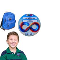 Kit 2 Bottons Identificação Autistas E Pais Escreva Voce