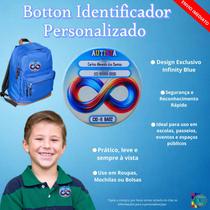 Kit 2 Bottons identificação para Autistas e Pais - Escreva voce mesmo Kit 2 Bottons identificação para Autistas e Pais - Escreva voce mesmo