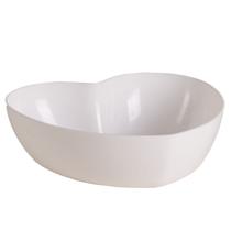 Kit 2 Bowl Coração Tigela LE CHEF 21x18x6 Cm Branca