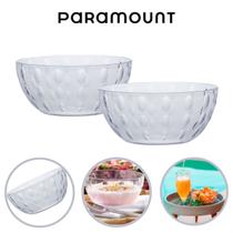 Kit 2 bowl linha acqua 730ml em plastico pratico paramount