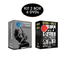 Kit 2 Box 6 DVDs - Box Cinquenta Tons de Pop/Rock e Box Born To Ne Wild