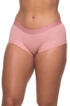 Kit 2 Box Feminina Cueca Caleçon Microfibra Calcinha Conforto Shortinho Calesson Tanga Lingerie Não marca Roupa Anagua