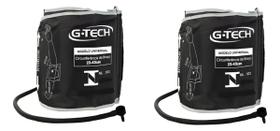 Kit 2 Braçadeiras G-Tech 23x43cm - Para Medidores Digitais Kit 2 Braçadeiras G-Tech 23x43cm - Para Medidores Digitais