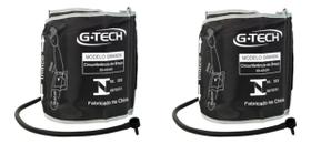 Kit 2 Braçadeiras Premium 33x43cm - Para Medidores Digitais Preto