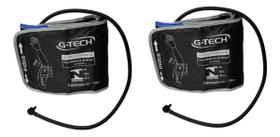 Kit 2 Braçadeiras Premium 33x43cm - Para Medidores Digitais Preto