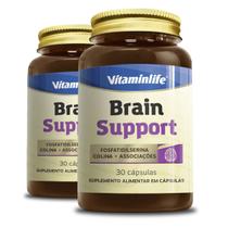 Kit 2 Brain Support Vitaminlife 30 cápsulas