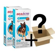 Kit 2 Bravecto 20-40Kg 1.000Mg Comprimido Anti Pulgas e Carrapatos