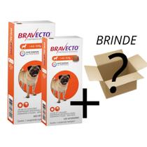Kit 2 Bravecto 4,5-10kg cães - Antiparasitário Pulga e Carrapato Sarnas
