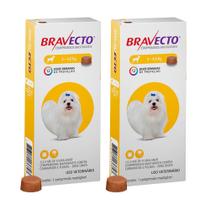 Kit 2 Bravecto para Cães entre 2 e 4,5kg com 1 Comprimido Mastigável