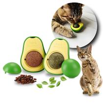 Kit 2 Brinquedo Catnip Abacate Para Gato Erva Natural