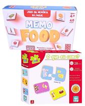 Kit 2 Brinquedo Didatico Interativo O Que Eu Como Raciocinio Lógico Jogo Da Memória Infantil Memo Food Madeira Kit 2 Brinquedo Didatico Interativo O Que Eu Como Raciocinio Lógico Jogo Da Memória Infantil Memo Food Madeira