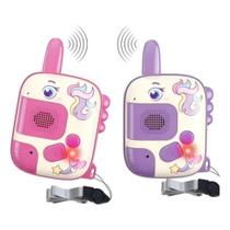 Kit 2 Brinquedo Educacional Walkie-talkie Rádio Comunicador Poney