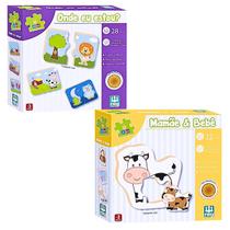 Kit 2 Brinquedo Educativo Mamãe E Bebe Quebra-cabeça Interativo Madeira 12 Peças E Onde Eu Estou Nig Brinquedos Kit 2 Brinquedo Educativo Mamãe E Bebe Quebra-cabeça Interativo Madeira 12 Peças E Onde Eu Estou Nig Brinquedos