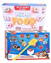 Kit 2 Brinquedo Interativo Tapa Na Mesa Patrulha Canina E Jogo Da Memória Infantil Madeira Memo Food 40 Peças Bilingue Kit 2 Brinquedo Interativo Tapa Na Mesa Patrulha Canina E Jogo Da Memória Infantil Madeira Memo Food 40 Peças Bilingue