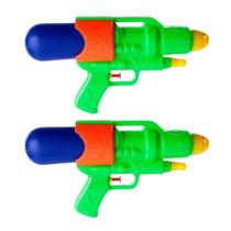 Kit 2 Brinquedo Lança-Água Infantil Arminha Kids Splash Lançador De Agua Colorido Brincar Piscina Praia 28cm Color