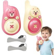 Kit 2 Brinquedol Walkie-Talkie Rádio Comunicador Infantil